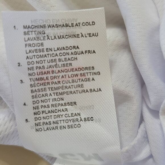 CCM 10200 Practice Hockey Jersey Youth White - Picture 11 of 12